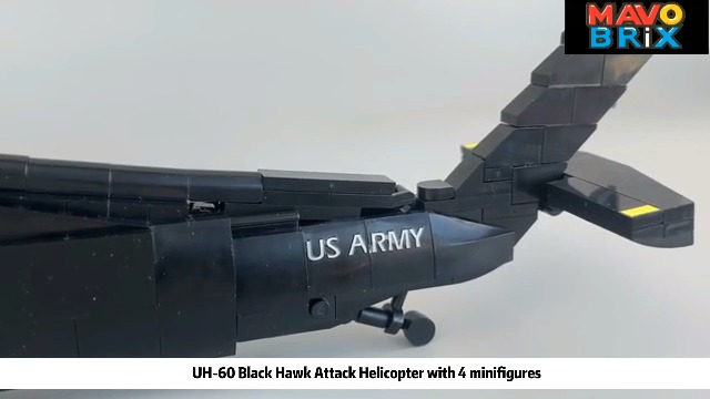 brickmania製アメリカ軍ブラックホーク　デルタフォース部隊セット Amazon.com: UH-60 Black Hawk Helicopter Military Set, Army